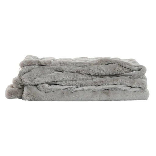 Одеяло Home ESPRIT Светло сив 220 x 240 x 1 cm