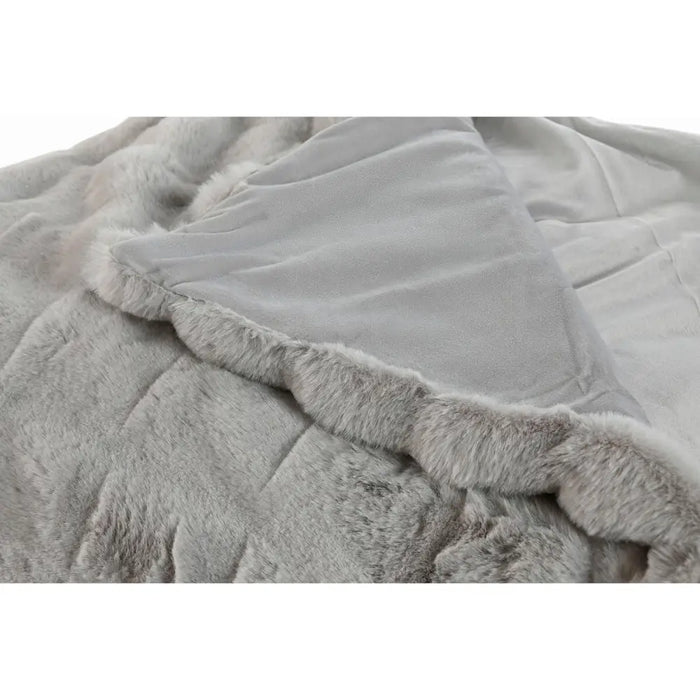Одеяло Home ESPRIT Светло сив 220 x 240 x 1 cm