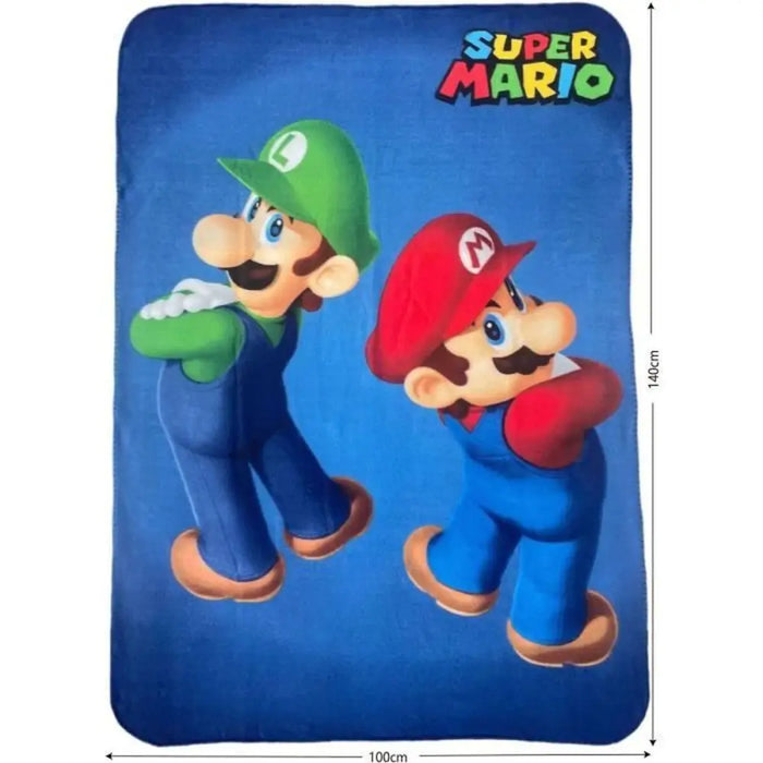 Одеяло Mario Bros 25 x 7 x 13 cm Многоцветен Животни