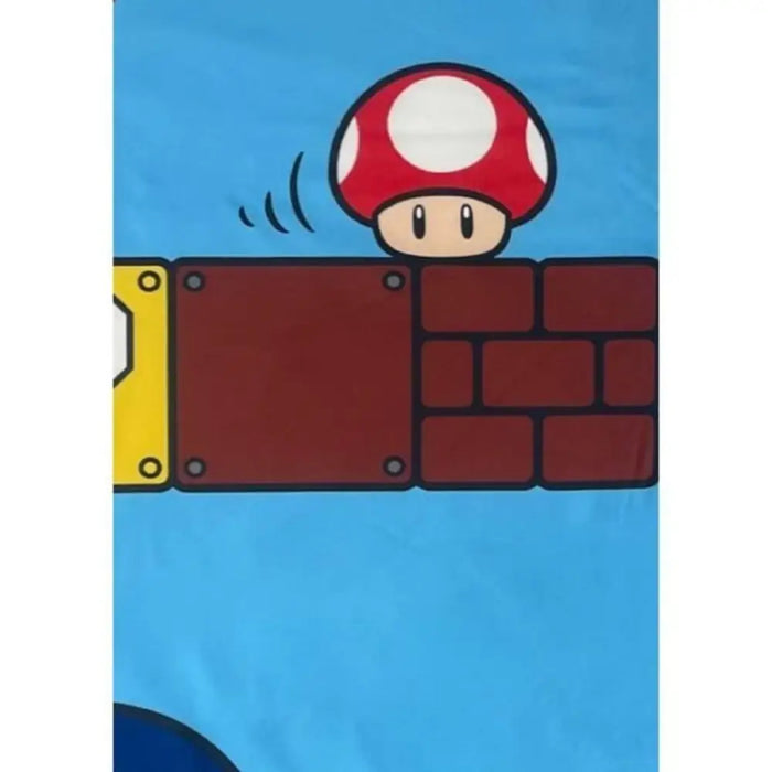 Одеяло Mario Bros 31 x 8 x 31 cm Многоцветен Шотландски
