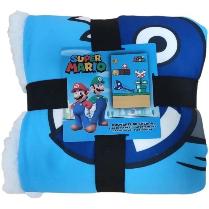 Одеяло Mario Bros 31 x 8 x 31 cm Многоцветен Шотландски