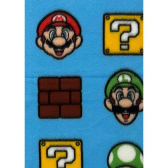Одеяло Mario Bros Многоцветен Шотландски картини
