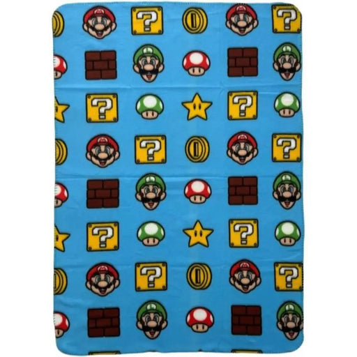 Одеяло Mario Bros Многоцветен Шотландски картини