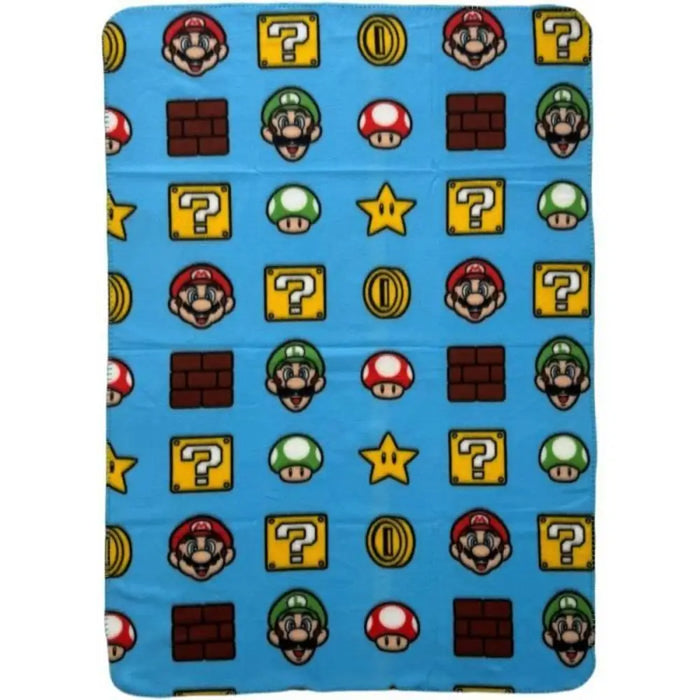 Одеяло Mario Bros Многоцветен Шотландски картини