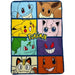 Одеяло Pokémon 12 x 10 x 24 cm Многоцветен Животни