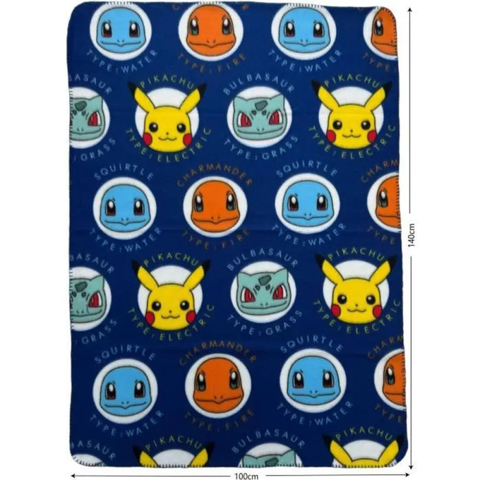 Одеяло Pokémon 25 x 7 x 13 cm Многоцветен Животни