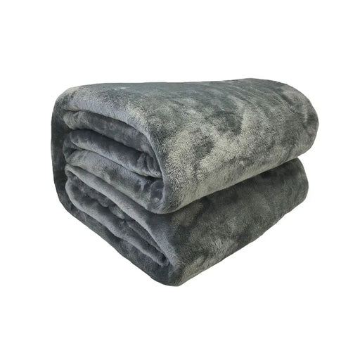 Одеяло Poyet Motte Тъмно сив 240 x 220 cm