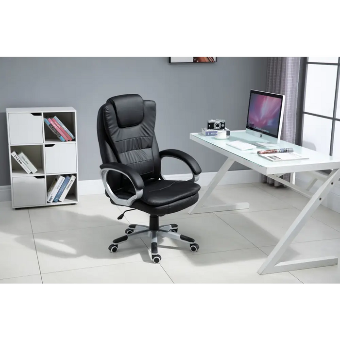 Офис стол с масажиране отопление ACTIVEJET YK7304 черен