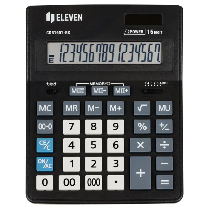 Офис калкулатор Eleven CDB1601-BK (ЕС)