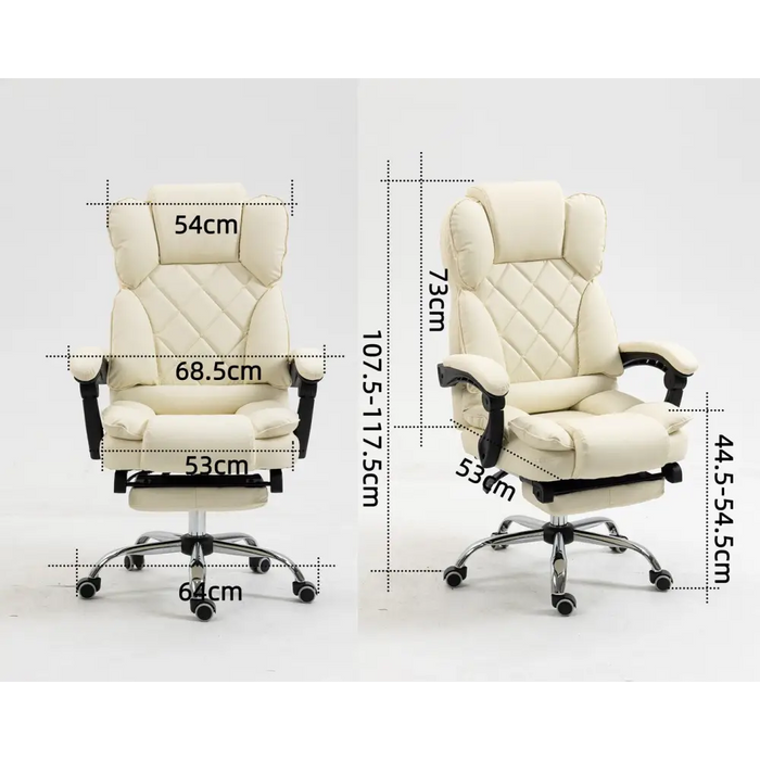 Офис стол Activejet YK7416 бежов