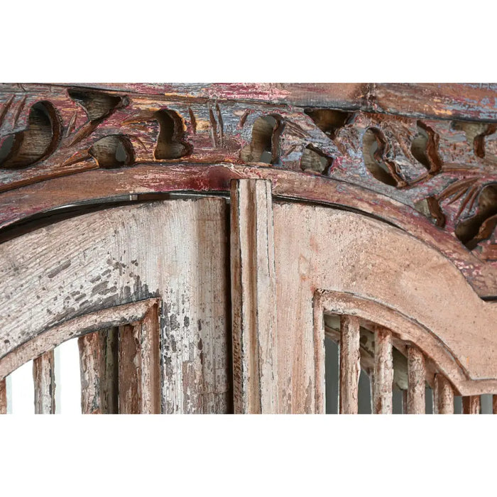 Огледало Home ESPRIT Син Дървен 90 x 4 x 180 cm