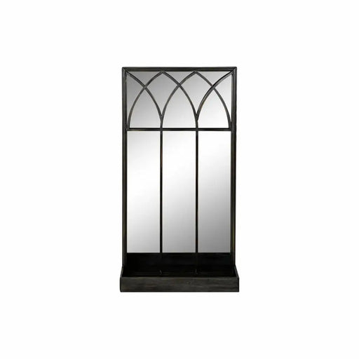 Огледало със Скоба за Монтиране DKD Home Decor Черен Метал