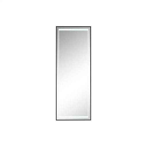 Огледало в цял ръст Home ESPRIT Черен Алуминий 50 x 2 x 150