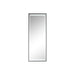 Огледало в цял ръст Home ESPRIT Черен Алуминий 50 x 2 x 150