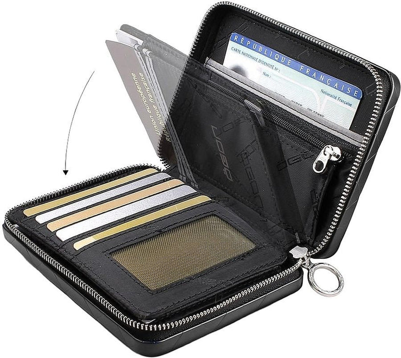 Дамски портфейл Ogon Quilted - Passport, черен
