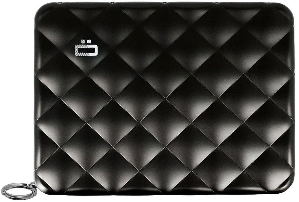 Дамски портфейл Ogon Quilted - Passport, черен