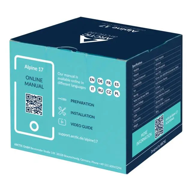 Охладител за процесор Arctic Alpine 17 1700