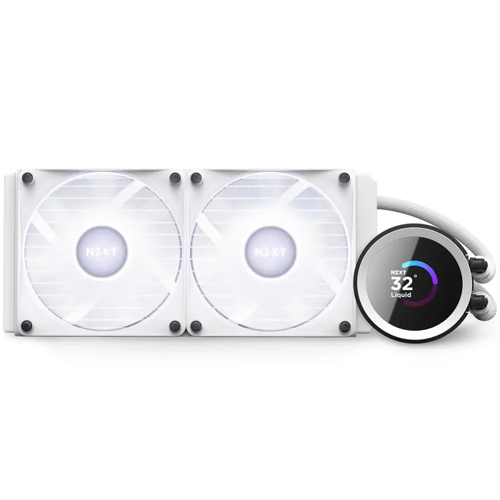 Охладител за процесор NZXT Kraken 240 RGB White LCD Display