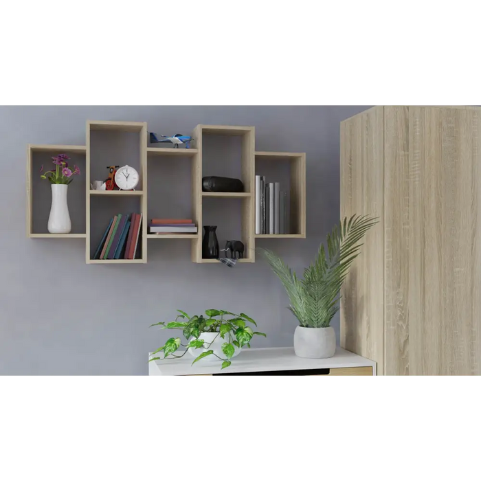 Окачена библиотека Bilbao 7.0 Wall Shelves дъб сонома