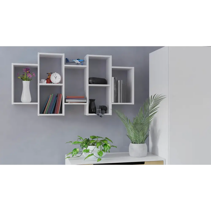 Окачена библиотека Bilbao 7.0 Wall Shelves White
