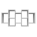 Окачена библиотека Bilbao 7.0 Wall Shelves White