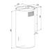Okap AKPO WK-4 BALMERA WL SLIM WHITE SEMI-MATTE T450 M3