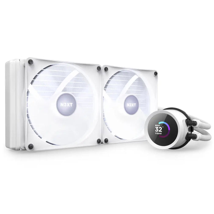 Охладител за процесор NZXT Kraken 240 RGB White LCD Display