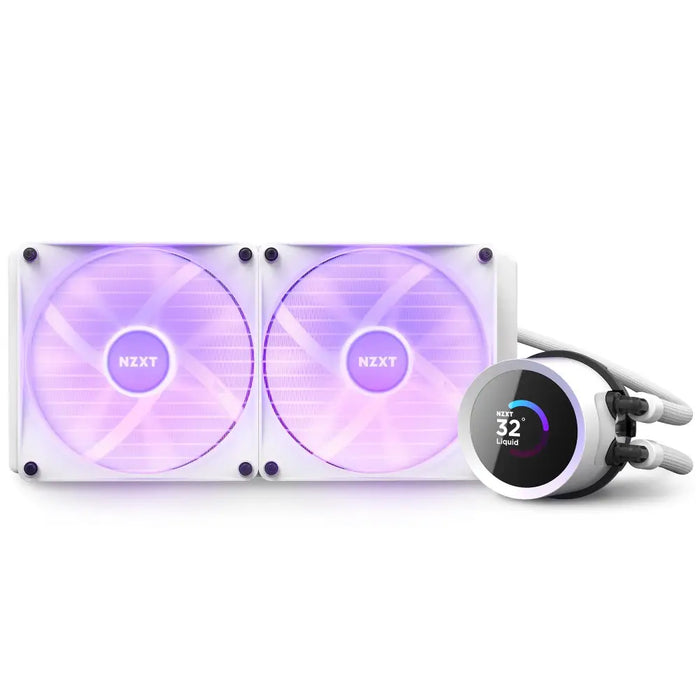 Охладител за процесор NZXT Kraken 280 RGB White LCD Display