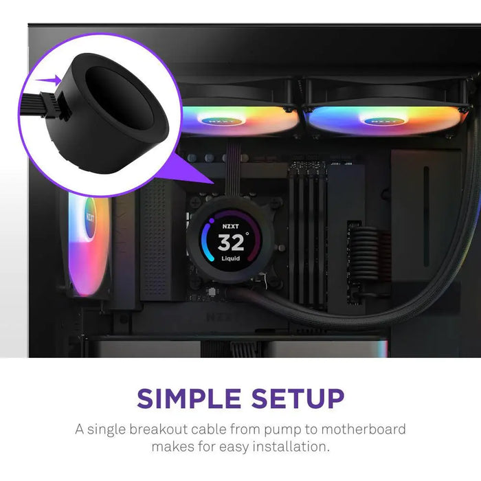 Охладител за процесор NZXT Kraken Elite RGB 280 Black