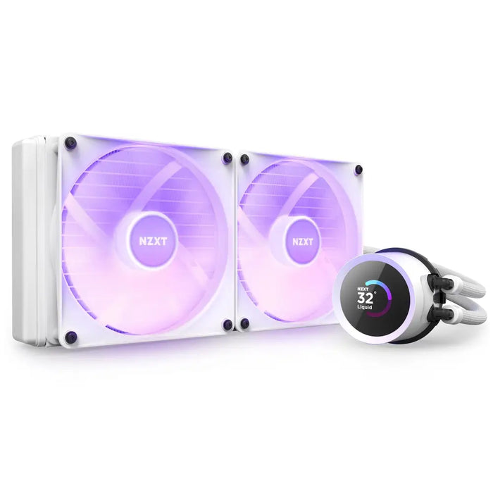 Охладител за процесор NZXT Kraken 280 RGB White LCD Display