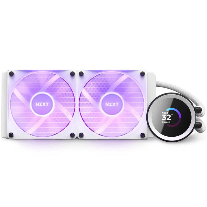 Охладител за процесор NZXT Kraken 240 RGB White LCD Display