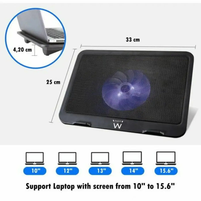 Охлаждаща постаква за лаптоп Ewent EW1250