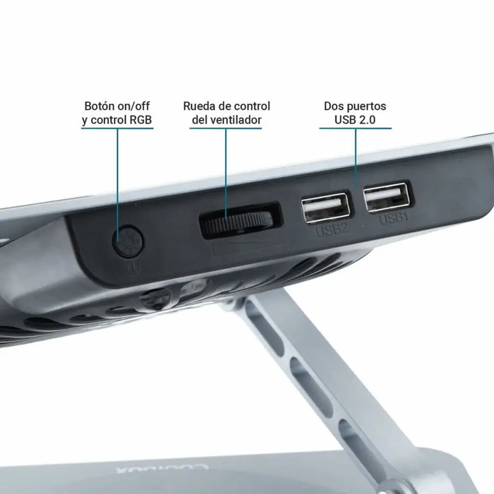 Охлаждаща постаква за лаптоп CoolBox COO-NPC17-AV1 Сребрист