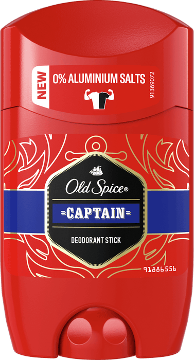 Део стик против изпотяване Captain, 50 ml