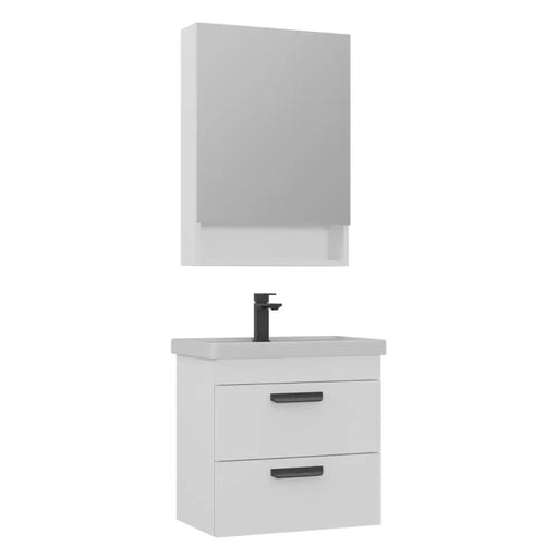 ДОЛЕН ШКАФ С МИВКА NOVA 60 CM WHITE ORKA