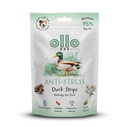 OLLO Air-Dried Anti-Stress Duck strips - лакомство