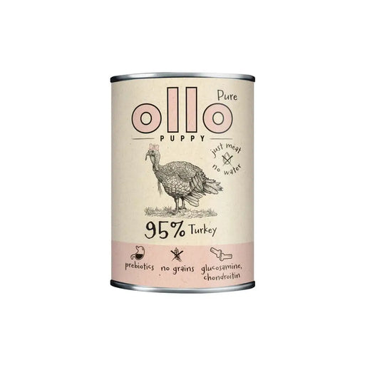 OLLO Puppy Pure Turkey - мокра храна за кучета - 400гр
