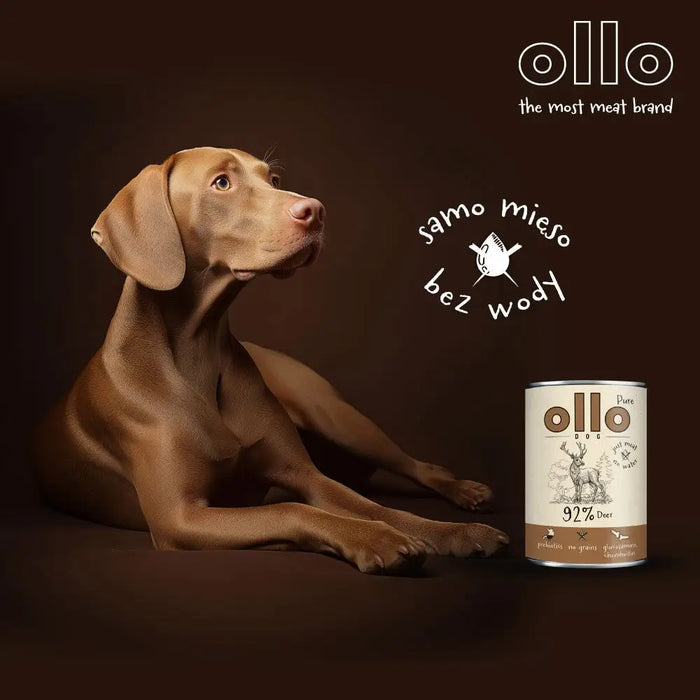 OLLO Pure Deer – мокра храна за кучета – 850гр