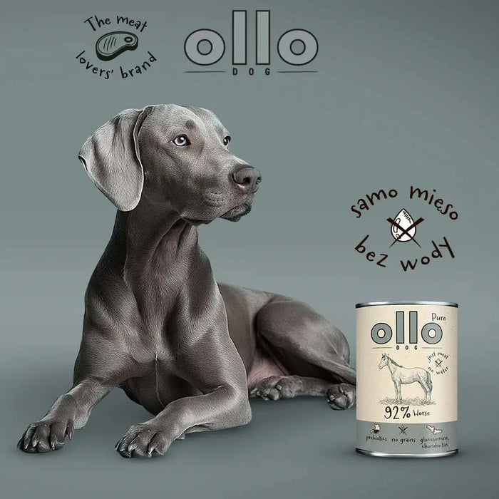 OLLO Pure Horse - мокра храна за кучета - 400