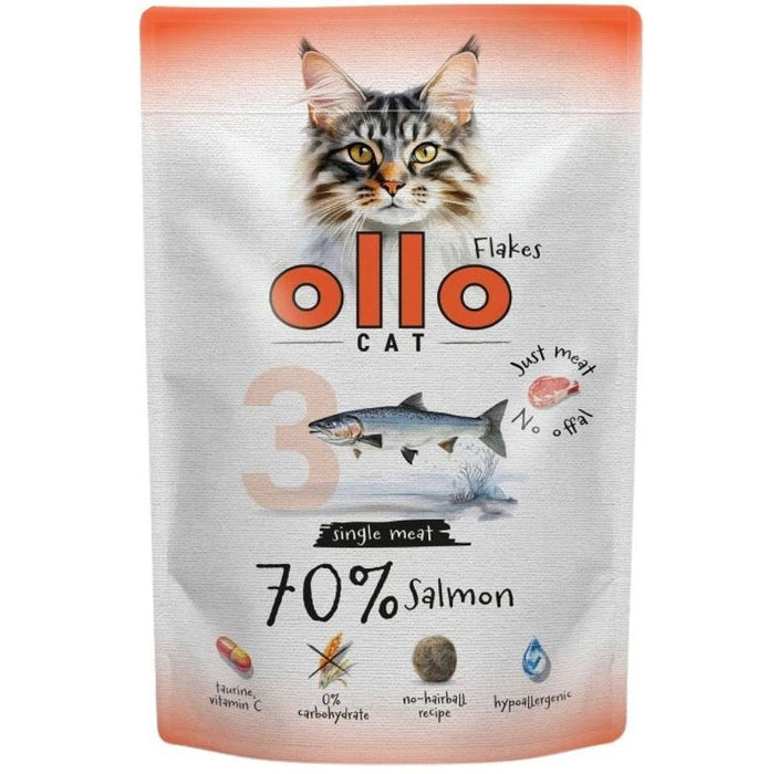 OLLO Cat No. 3 Salmon Mono - мокра храна за котки - 85 г