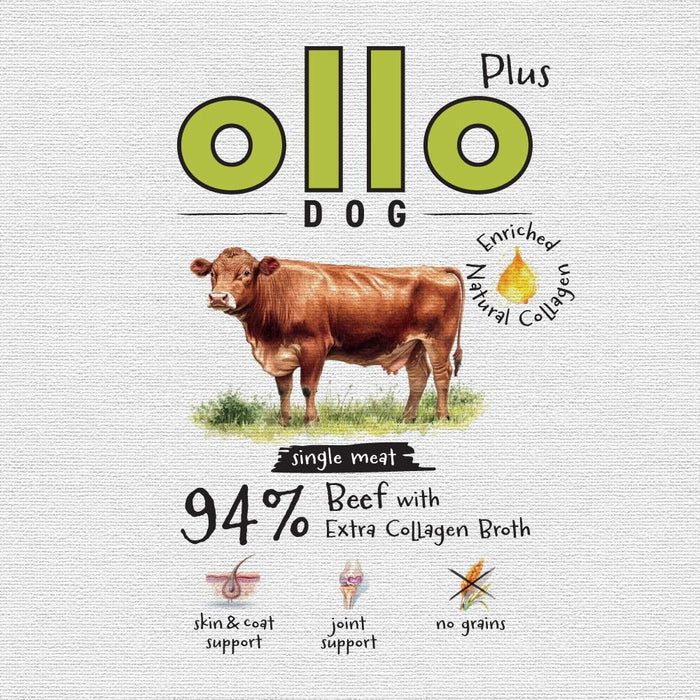 OLLO Plus Collagen Beef - мокра храна за кучета - 400 г