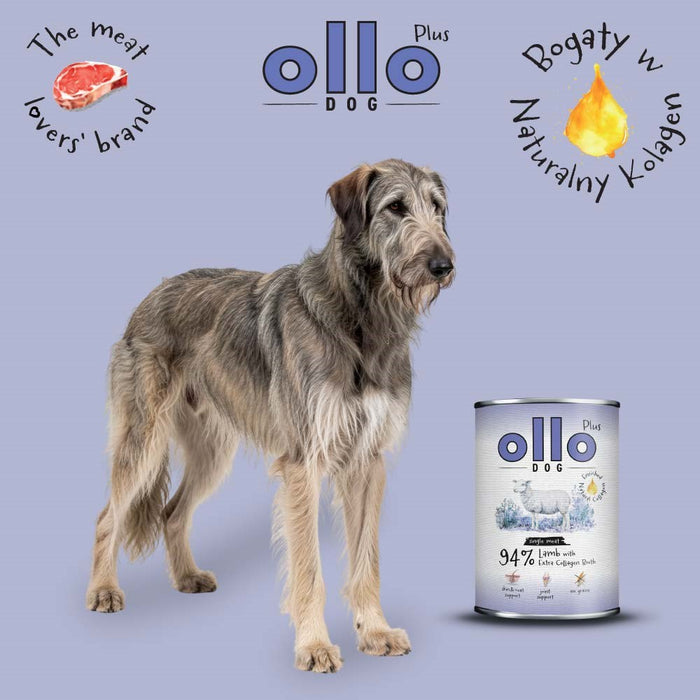 OLLO Plus Collagen Lamb - мокра храна за кучета - 400 г