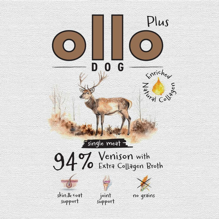 OLLO Plus Collagen Deer - мокра храна за кучета - 400 г