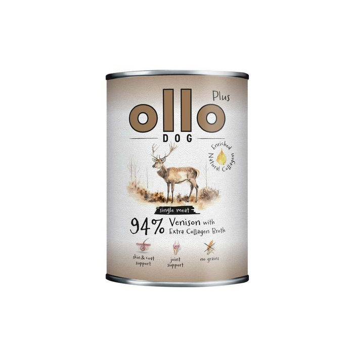OLLO Plus Collagen Deer - мокра храна за кучета - 400 г