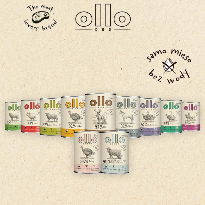 OLLO Pure Horse Mono - мокра храна за кучета - 850 г