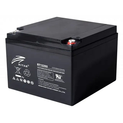 Оловна батерия RITAR (RT12260) AGM 12V 26 Ah