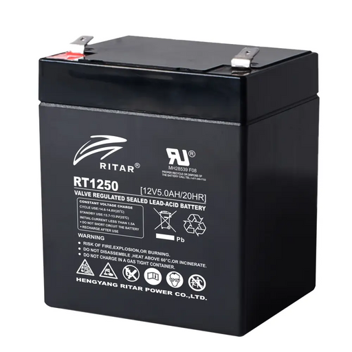 Оловна батерия RITAR (RT1250) AGM 12V 5Ah 90/