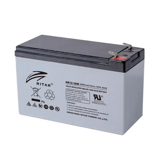 Оловна батерия RITAR (HR12-36W) VRLA 12V 9Ah 151/ 65/ 94 mm
