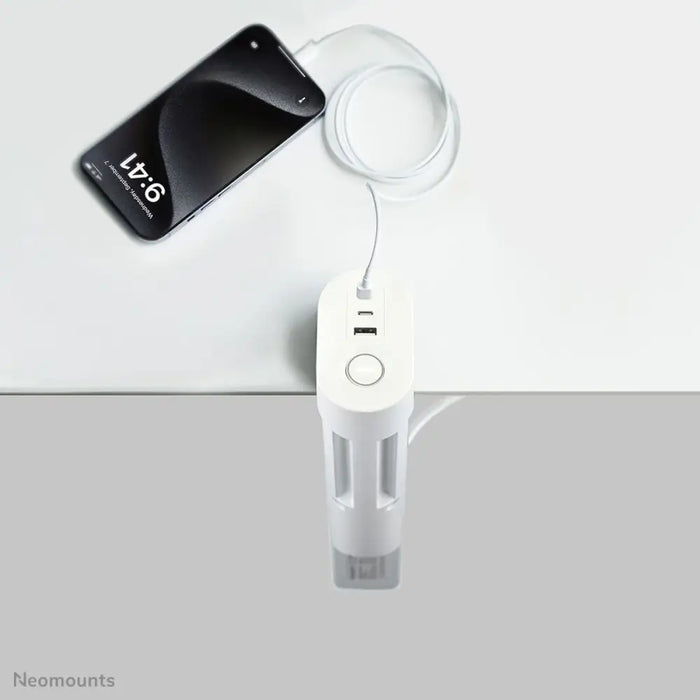 Олово Neomounts VOLT DESK CLAMP Бял (1,4 m)