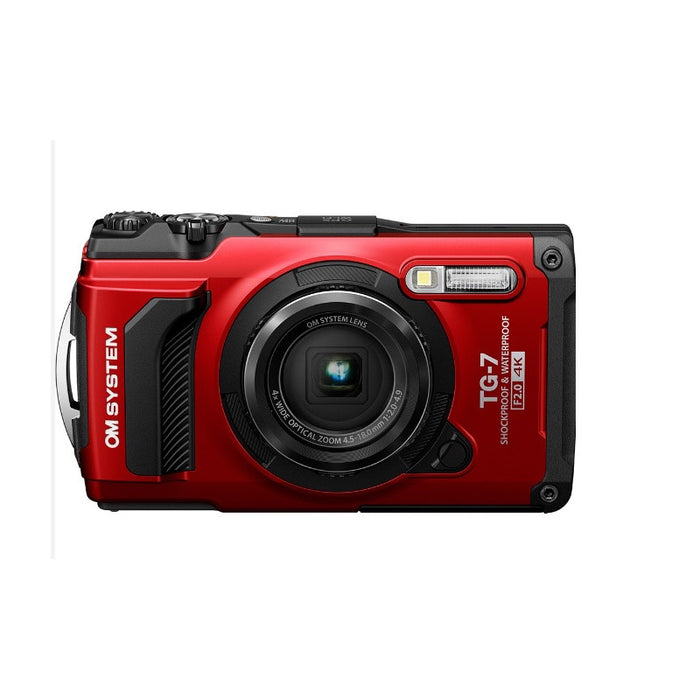 ЦИФРОВ ФОТОАПАРАТ TG-7 OLYMPUS - ЧЕРВЕН